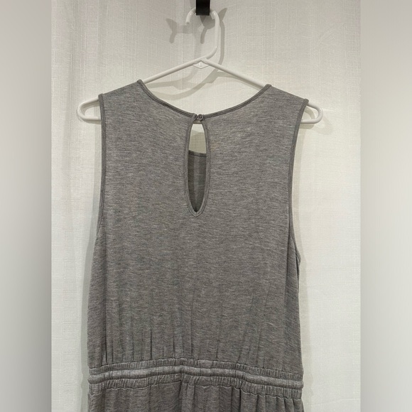 Antistar Sleeveless CrewNeck Jumpsuit In Color Heather Grey Size M - Picture 6 of 10